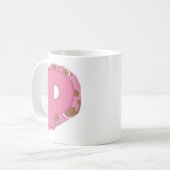 Kaffee Buchstabe P: Monogramm Initiale Kaffeetasse (Vorderseite Links)