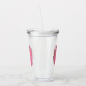 Kaffee Buchstabe Q: Monogramm Anfangsbuchstabe Acryltrinkbecher (Links)