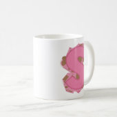 Kaffee Buchstabe S: Monogramm Anfangsbuchstabe Kaffeetasse (VorderseiteRechts)