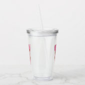 Kaffee Buchstabe T: Monogramm Anfangsbuchstabe Acryltrinkbecher (Links)