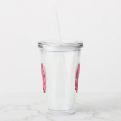 Kaffee Buchstabe U: Monogramm Initiale Acryltrinkbecher (Links)