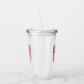 Kaffee Buchstabe V: Monogramm Anfangsbuchstabe Acryltrinkbecher (Links)