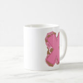 Kaffee Buchstabe X: Monogramm Anfangsbuchstabe Kaffeetasse (VorderseiteRechts)