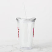 Kaffee Buchstabe Y: Monogramm Initiale Acryltrinkbecher (Links)