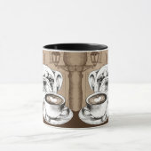 Kaffee Bulldog Tasse (Zentrum)