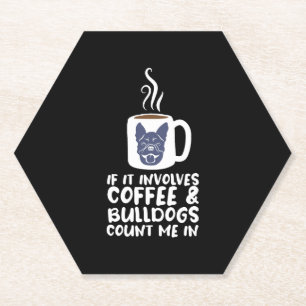 Kaffee Bulldogs Untersetzer