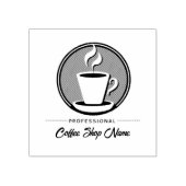 Kaffee Business beruflich Café Espresso Shop Gummistempel (Prägung)