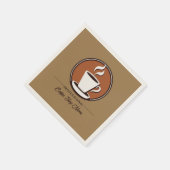 Kaffee Business beruflich Café Espresso Shop Serviette (Ecke)