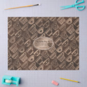 Kaffee Business Tasse in Cups Brown Personalisiert Seidenpapier (Basteln)