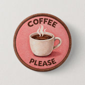Kaffee Button (Vorderseite)