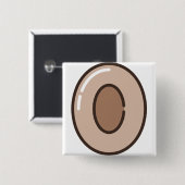 Kaffee Button (Vorne & Hinten)