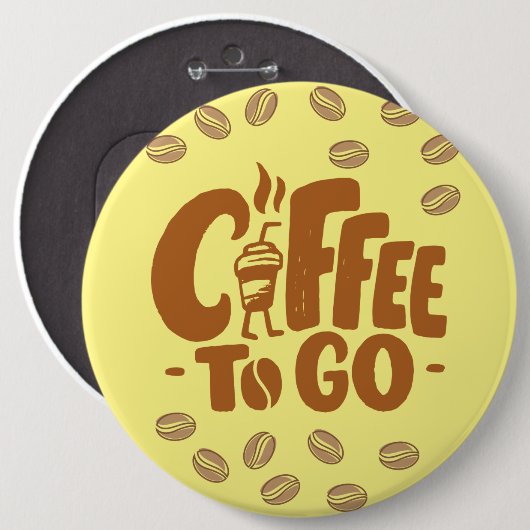 Kaffee Button (Vorne & Hinten)