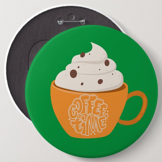 Kaffee Button (Vorne & Hinten)