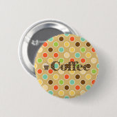 Kaffee Button (Vorne & Hinten)