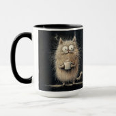 Kaffee Buzz Katze Tasse (Links)