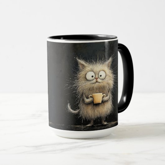 Kaffee Buzz Kitten Tasse (VorderseiteRechts)