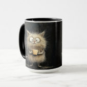 Kaffee Buzz Kitten Tasse (Vorderseite Links)