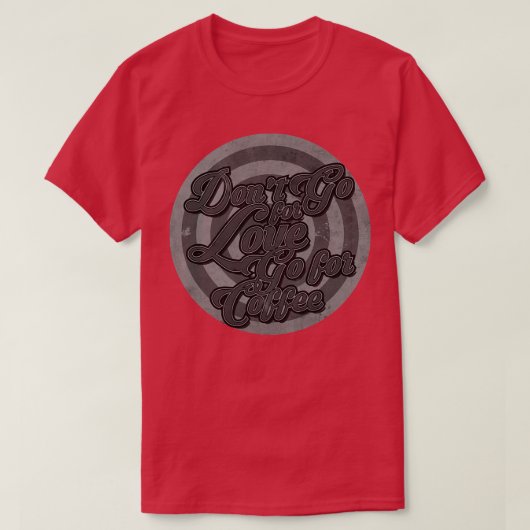 Kaffee-BW T-Shirt (Design vorne)