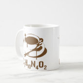 Kaffee C8H10N4O2 Kaffeetasse (Vorderseite Links)
