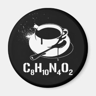 Kaffee C8H10N4O2 Magnet