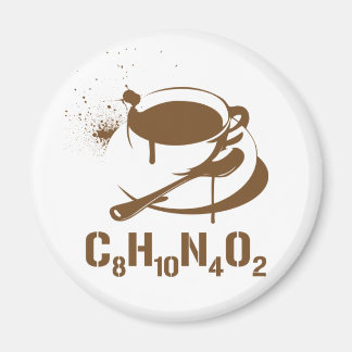 Kaffee C8H10N4O2 Magnet