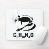 Kaffee C8H10N4O2 Mousepad (Mit Mouse)