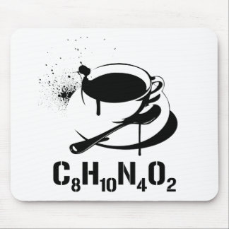 Kaffee C8H10N4O2 Mousepad