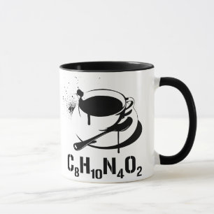 Kaffee C8H10N4O2 Tasse