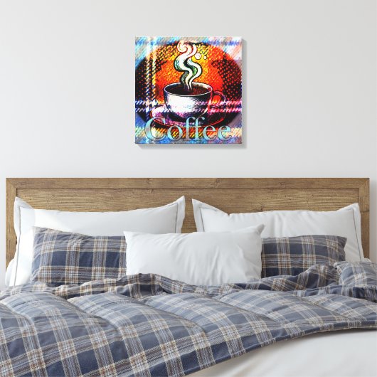 Kaffee Café Java Leinwanddruck (Insitu (Schlafzimmer))