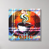 Kaffee Café Java Leinwanddruck (Vorderseite)