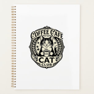Kaffee Café Katze Lustige Katze Grafik - Kaffee Ca Planer