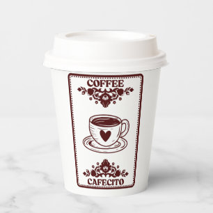 Kaffee/Cafeteria Pappbecher