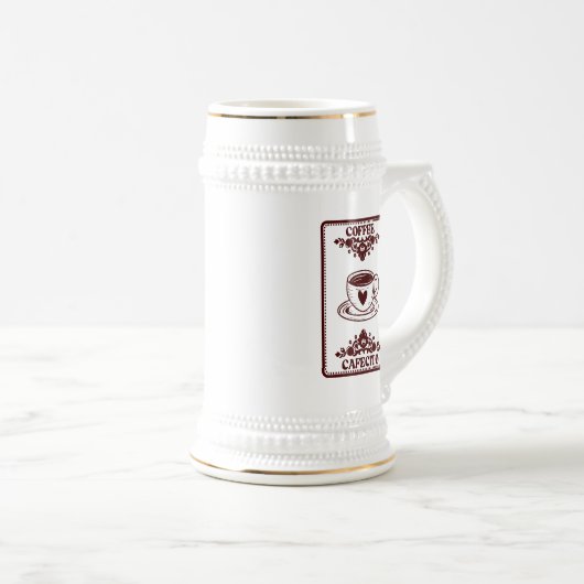 Kaffee/Cafeteria Tasse (VorderseiteRechts)