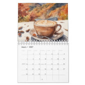 Kaffee, Capaccino, Berge Kalender (Mär 2027)