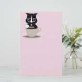 KAFFEE CAT-STATIONERIE BRIEFPAPIER (Stehend Vorderseite)