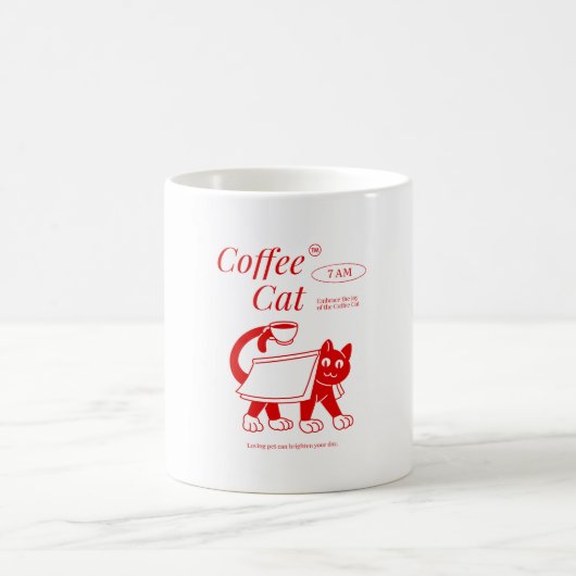 Kaffee Cat Tasse (Mittel)