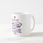 Kaffee Chaos und Cuss Worte lustig Kaffeetasse (VorderseiteRechts)