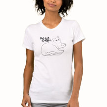 Kaffee Chat "Aber zuerst, Kaffee" T - Shirt
