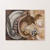Kaffee Chat Art Puzzle (Horizontal)