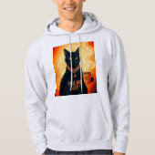 Kaffee Chat Chill Hoodie (Vorderseite)