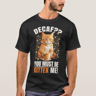 Kaffee Chat Men Black T-Shirt