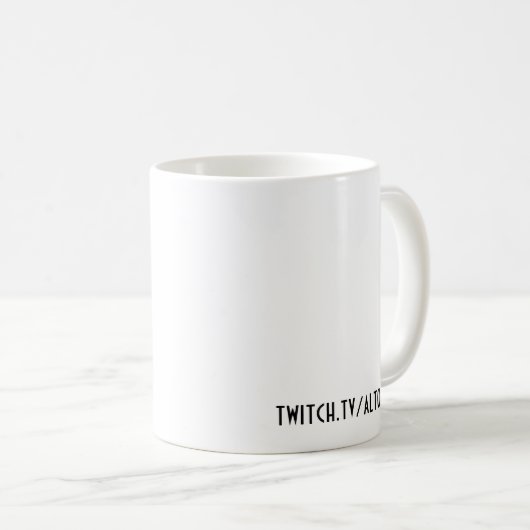 Kaffee Chat Tasse (VorderseiteRechts)