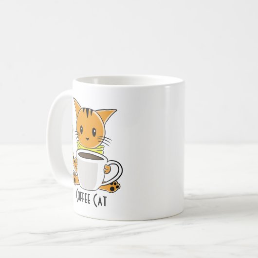 Kaffee Chat Tasse (Vorderseite Links)