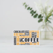 Kaffee (Chat) Treuekarte (Stehend Vorderseite)