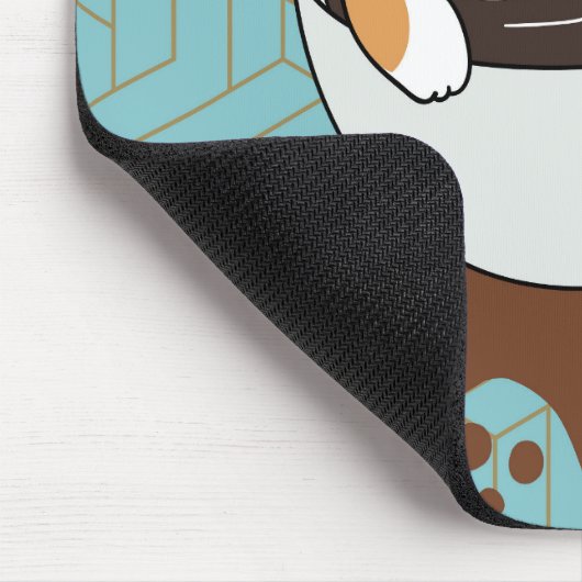 Kaffee Chat Wellness-Center Mousepad (Ecke)