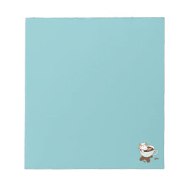 Kaffee Chat Wellness-Center Notizblock