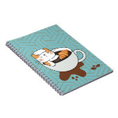 Kaffee Chat Wellness-Center Notizblock (Rechte Seite)