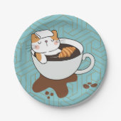 Kaffee Chat Wellness-Center Pappteller (Vorderseite)