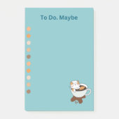 Kaffee Chat Wellness-Center Post-it Klebezettel (Vorderseite)