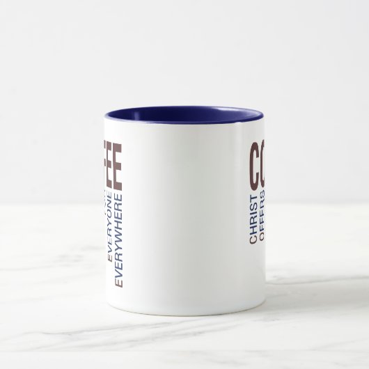 Kaffee Christlich Akronym Tasse (Zentrum)